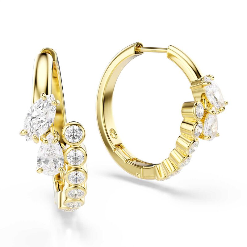 Swarovski Mesmera Hoop Earrings image number 2